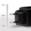 Axagon ACU-QS24 QUICK ja SMART seinadapter, 2x USB-port QC3.0/AFC/FCP + 5V-1,2A, 24W