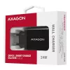 Axagon ACU-QS24 QUICK ja SMART seinadapter, 2x USB-port QC3.0/AFC/FCP + 5V-1,2A, 24W
