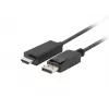 LANBERG kaabliüleminekuadapter DisplayPort HDMI must