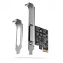 Axagon PCEA-P1N PCIe - 1x paralleelport adapter SP & LP-ga, PCIe, paralleel, emane, täiskõrgus / madalprofiil, PCIe 2.0, Hiina
