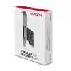 Axagon PCEA-P1N PCIe - 1x paralleelport adapter SP & LP-ga, PCIe, paralleel, emane, täiskõrgus / madalprofiil, PCIe 2.0, Hiina