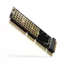Axagon PCEM2-1U PCIe x16/x8/x4 - M.2 NVMe M-key pesa adapter 1U