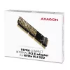 Axagon PCEM2-1U PCIe x16/x8/x4 - M.2 NVMe M-key pesa adapter 1U