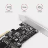 Axagon PCES-SA4M2 PCIe kontroller 2x sisemine SATA 6G port + M.2 B-key liidese kaardid/adapter M.2, SATA