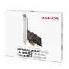 Axagon PCES-SA4M2 PCIe kontroller 2x sisemine SATA 6G port + M.2 B-key liidese kaardid/adapter M.2, SATA