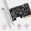 Axagon PCES-SA4X4 PCIe kontroller - 4x sisemine SATA 6G port, ASM1164, SP ja LP