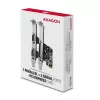 Axagon PCEA-PSN PCIe - 1x paralel & 2x serial port 250 kbps adapter w. SP & LP