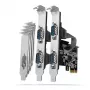Axagon PCEA-S4N PCIe - 4x jadaporti 250 kbps adapter SP ja LP klambritega