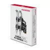 Axagon PCEA-S4N PCIe - 4x jadaporti 250 kbps adapter SP ja LP klambritega