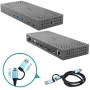 i-tec USB 3.0 / USB-C / Thunderbolt, 3x 4K dokkimisjaam Gen 2 + Power Delivery 100W