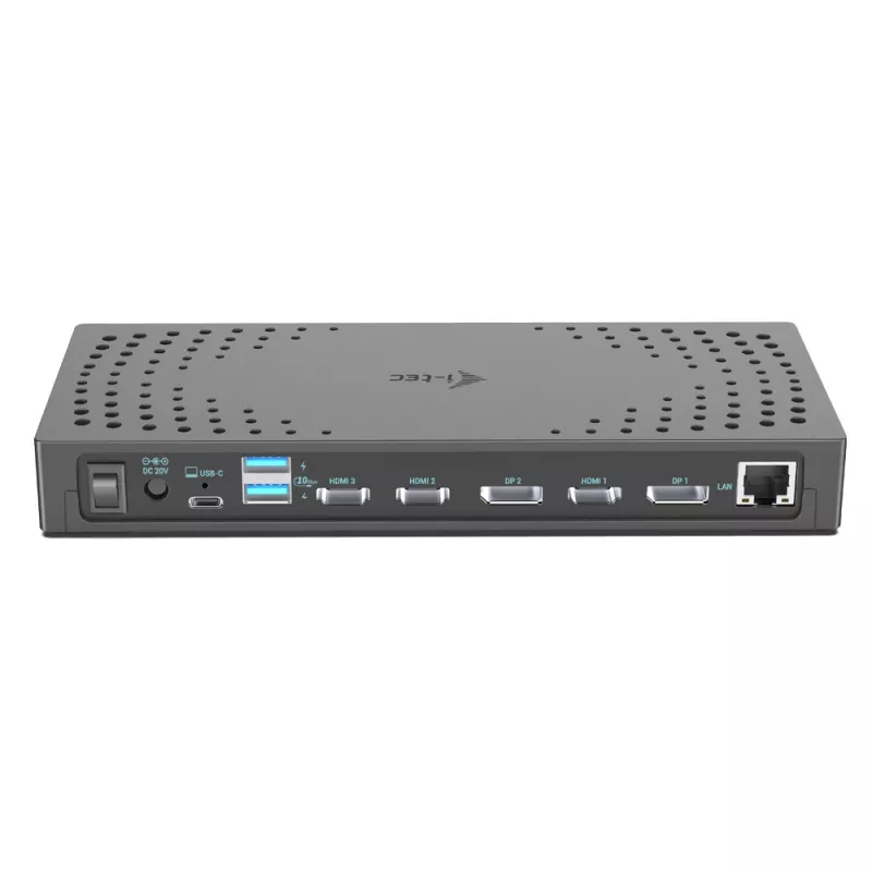 i-tec USB 3.0 / USB-C / Thunderbolt, 3x 4K dokkimisjaam Gen 2 + Power Delivery 100W