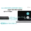i-tec USB 3.0 / USB-C / Thunderbolt, 3x 4K dokkimisjaam Gen 2 + Power Delivery 100W