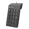 Numbriklaviatuur NATEC GOBY 2 USB 18‑klahviline membraan Must — juhtmega USB, 18 klahvi, 1,5 m kaabel, ABS-korpus