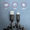 USB-kaabel Axagon BUCM-AM10TB USB 2.0 0,6m USB-C USB-A must