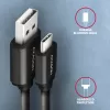 USB-kaabel Axagon BUCM-AM10TB USB 2.0 0,6m USB-C USB-A must