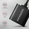 Väline USB-helikaart AXAGON ADA-12 1x 3,5 mm pesaga kõrvaklappidele ja mikrofonile