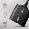 Väline USB-helikaart AXAGON ADA-12 1x 3,5 mm pesaga kõrvaklappidele ja mikrofonile