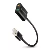 Väline USB-helikaart AXAGON ADA-12 1x 3,5 mm pesaga kõrvaklappidele ja mikrofonile
