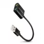 Väline USB-helikaart AXAGON ADA-12 1x 3,5 mm pesaga kõrvaklappidele ja mikrofonile