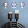 Axagon BUMM3-AM10AB SPEED Micro-B USB <> USB-A 3.2 Gen 1 kaabel 1 m