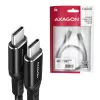 USB-kaabel Axagon BUCM-CM20AB 2m USB C must