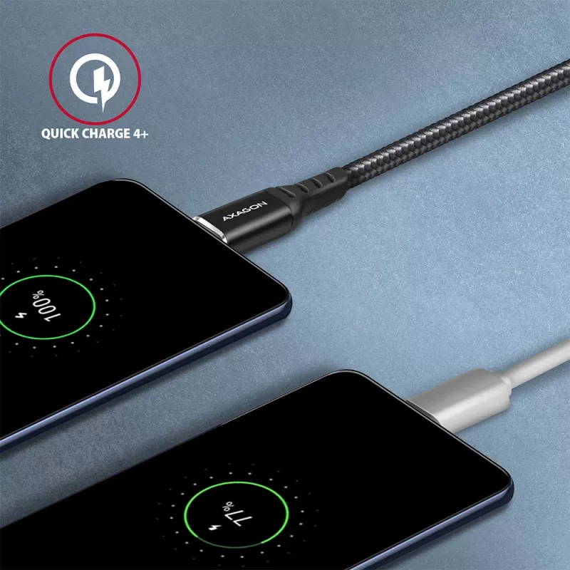 USB-kaabel Axagon BUCM-CM30AB USB 2.0 3 m USB C Must
