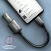 Axagon RUCM-AFAC kaabli adapter USB-C (M) -> USB-A (F), 20cm, USB 3.2 Gen 1, 3A, ALU