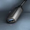 Axagon RUCM-AFAC kaabli adapter USB-C (M) -> USB-A (F), 20cm, USB 3.2 Gen 1, 3A, ALU
