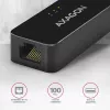 AXAGON ADE-XR USB 2.0 Type-A - Fast Ethernet 10/100 adapter, RJ-45, Realtek RTL8152, must, 23 g