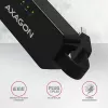 AXAGON ADE-XR USB 2.0 Type-A - Fast Ethernet 10/100 adapter, RJ-45, Realtek RTL8152, must, 23 g