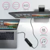 Axagon HMC-6H4A USB 3.2 Gen 1 jaotur, 4x USB-A, HDMI 4k/30Hz, PD 100W, 20 cm USB-C kaabel