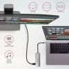 Axagon HMC-HCR3A 3x USB-A+ HDMI+ SD/microSD USB-C 3.2 Gen 1 jaotur 20 cm juhtmega USB 3.2 Gen 1 (3.1 Gen 1) Type-C hall