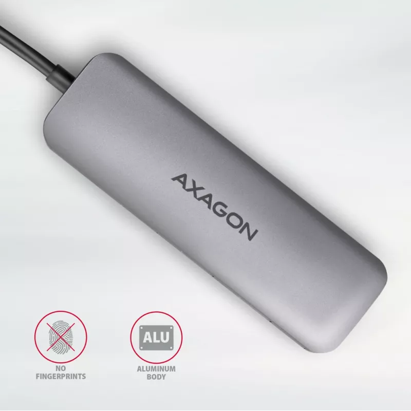 Axagon HMC-HCR3A 3x USB-A+ HDMI+ SD/microSD USB-C 3.2 Gen 1 jaotur 20 cm juhtmega USB 3.2 Gen 1 (3.1 Gen 1) Type-C hall