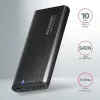 Axagon EEM2-SB2 Väline USB-C 3.2 Gen 2 metallkarp M.2 NVMe ja SATA SSD ketastele. Kruvivaba