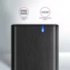 Axagon EEM2-SB2 Väline USB-C 3.2 Gen 2 metallkarp M.2 NVMe ja SATA SSD ketastele. Kruvivaba