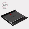 Axagon RHD-125B kinnitusraam 1x 2,5-tollisele draivile 3,5-tollisse pesasse – must metall
