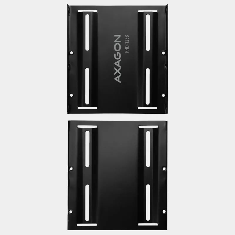 Axagon RHD-125B kinnitusraam 1x 2,5-tollisele draivile 3,5-tollisse pesasse – must metall