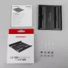 Axagon RHD-125B kinnitusraam 1x 2,5-tollisele draivile 3,5-tollisse pesasse – must metall