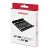Axagon RHD-125B kinnitusraam 1x 2,5-tollisele draivile 3,5-tollisse pesasse – must metall