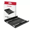 Axagon RHD-125B kinnitusraam 1x 2,5-tollisele draivile 3,5-tollisse pesasse – must metall