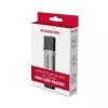 Axagon CRE-DAC USB-C+ USB-A 5 Gbps MINI 2 pesa ja LUN SD/microSD kaardilugeja USB 3.0 Type-A/USB-C Hall