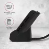 Axagon CRE-SM2 nutikaardi lugeja USB 2.0 must 1,3 m kaabliga