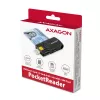 Axagon CRE-SMP2A USB nutikaardi ja SD/microSD/SIM PocketReader lugeja siseruumides USB Type-A/USB Type-C must