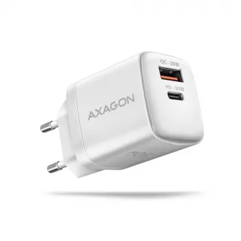 Laadija Axagon ACU-PQ30W QC3.0 30W USB-C Valge