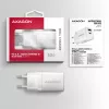 Laadija Axagon ACU-PQ30W QC3.0 30W USB-C Valge