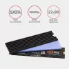 Axagon CLR-M2L3 Passive aluminum heatsink for all M.2 SSDs, size 2280, high 3 mm