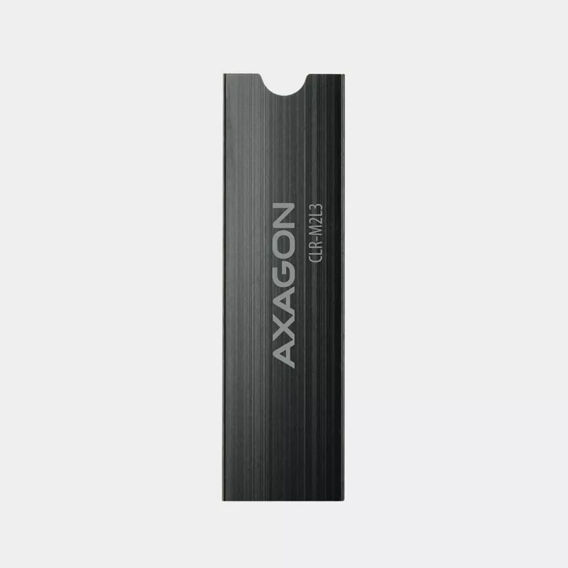 Axagon CLR-M2L3 Passive aluminum heatsink for all M.2 SSDs, size 2280, high 3 mm