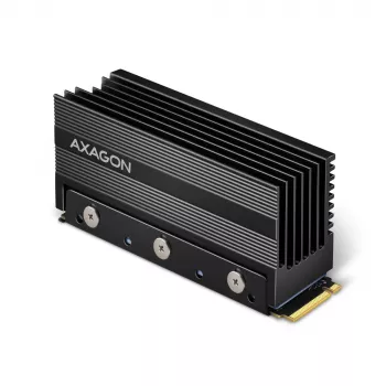 Axagon CLR-M2XL passiivne alumiiniumradiaator ühe- ja kahepoolsetele M.2 SSD-ketastele, suurus 2280, kõrgus 36 mm