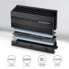 Axagon CLR-M2XL passiivne alumiiniumradiaator ühe- ja kahepoolsetele M.2 SSD-ketastele, suurus 2280, kõrgus 36 mm
