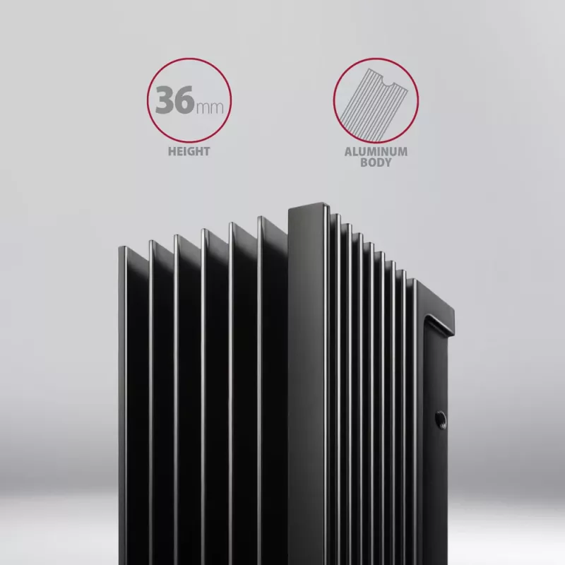 Axagon CLR-M2XL passiivne alumiiniumradiaator ühe- ja kahepoolsetele M.2 SSD-ketastele, suurus 2280, kõrgus 36 mm
